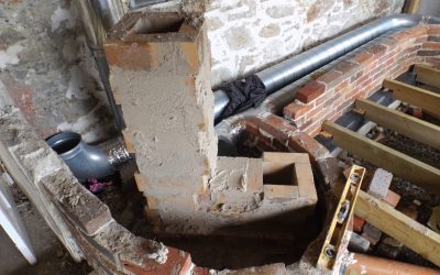 Rocket mass heater progress