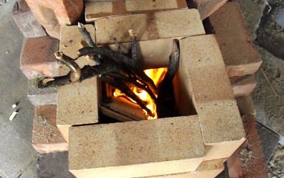 Making a start on the rocket mass heater